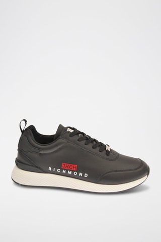 Leren Sneakers -Zwart