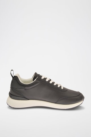 Leren Sneakers -Zwart