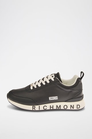 Leren Sneakers -Zwart