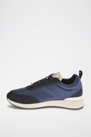 Nubuck Sneakers - Marineblauw
