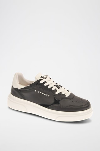 Leren Sneakers -Zwart