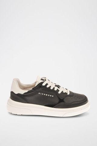 Leren Sneakers -Zwart