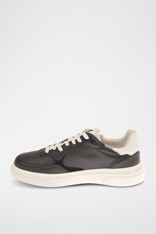 Leren Sneakers -Zwart