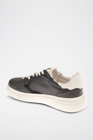 Leren Sneakers -Zwart