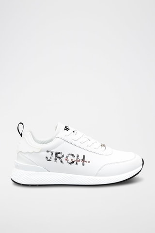 Leren Sneakers - Wit en Zwart