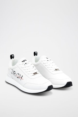 Leren Sneakers - Wit en Zwart