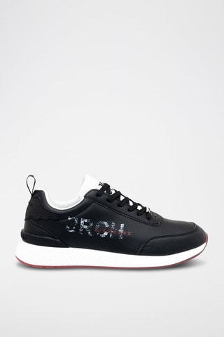Leren Sneakers - Zwart en Wit