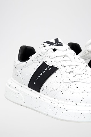 Sneakers en cuir - Blanc et noir