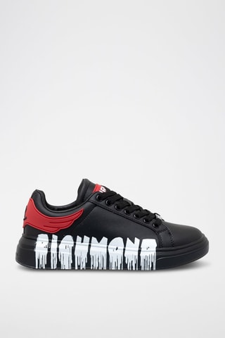Leren Sneakers - Zwart en Rood