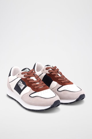 Baskets en nubuck - Beige