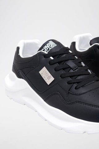 Baskets en nubuck - Noir et blanc