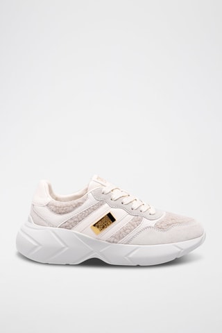 Baskets en nubuck - Beige