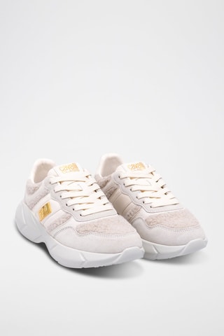 Baskets en nubuck - Beige