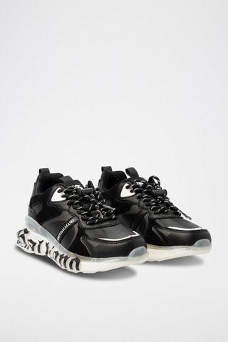 Baskets en cuir de veau - 
Noir