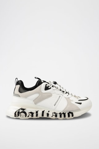Baskets en cuir de veau - 
Blanc