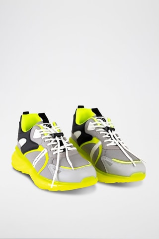 Baskets en nubuck - Multicolore