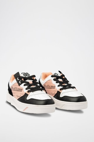 Baskets en cuir de veau - 
Noir