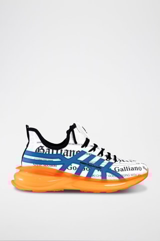 Baskets - Bleu et orange