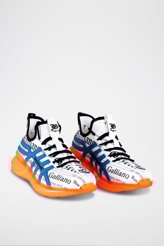 Baskets - Bleu et orange