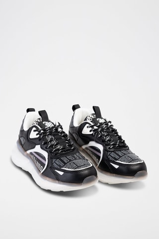 Baskets en cuir de veau - Noir et blanc