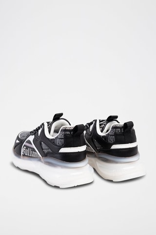 Baskets en cuir de veau - Noir et blanc