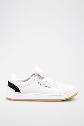 Baskets en cuir Blanc