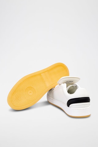 Baskets en cuir Blanc