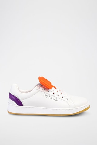 Baskets en cuir Blanc