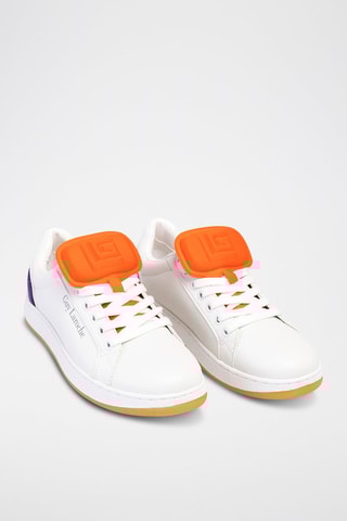 Baskets en cuir Blanc