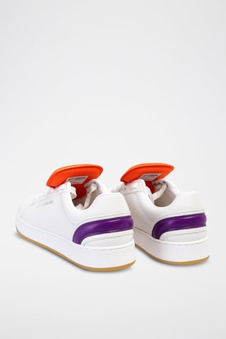 Baskets en cuir Blanc