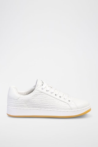 Baskets en cuir Blanc