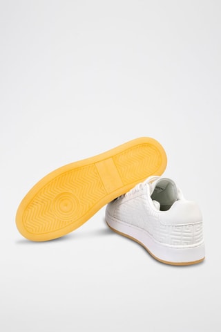 Baskets en cuir Blanc