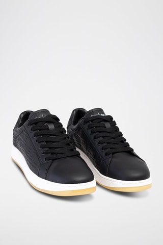 Baskets en cuir Noir