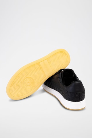 Baskets en cuir Noir