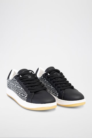Baskets en cuir Noir et blanc