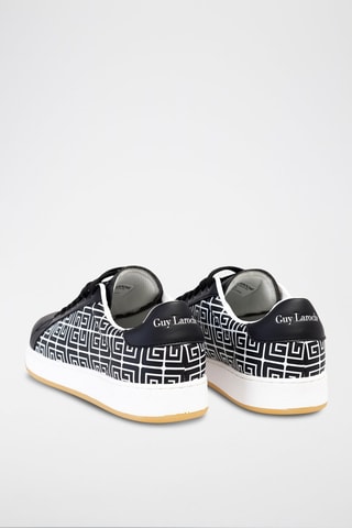 Baskets en cuir Noir et blanc