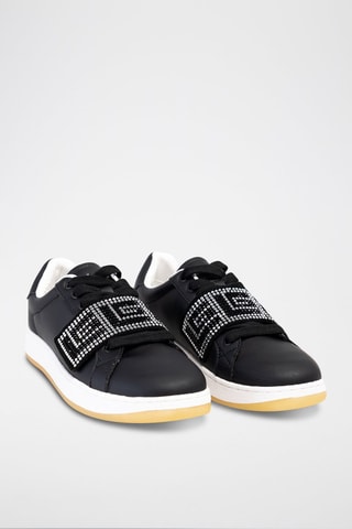 Baskets en cuir Noir et blanc