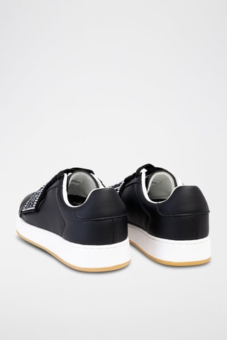 Baskets en cuir Noir et blanc