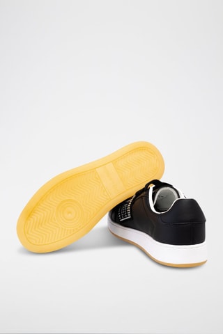 Baskets en cuir Noir et blanc