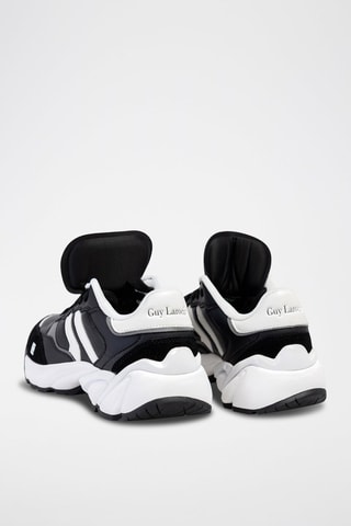 Baskets en cuir Noir et blanc