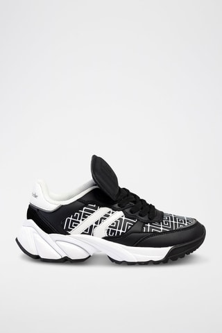 Baskets en cuir Noir et blanc