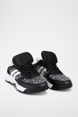 Baskets en cuir Noir et blanc