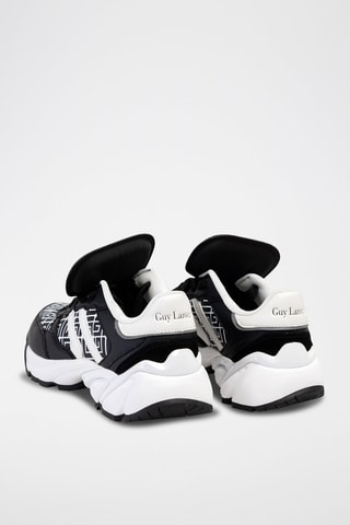 Baskets en cuir Noir et blanc
