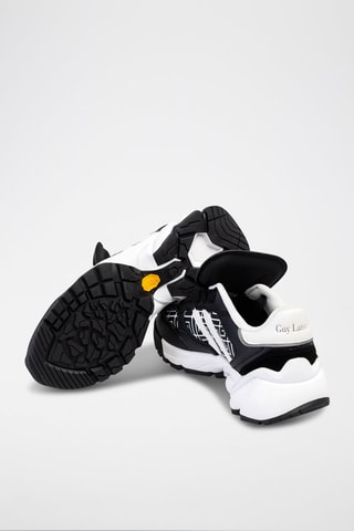 Baskets en cuir Noir et blanc