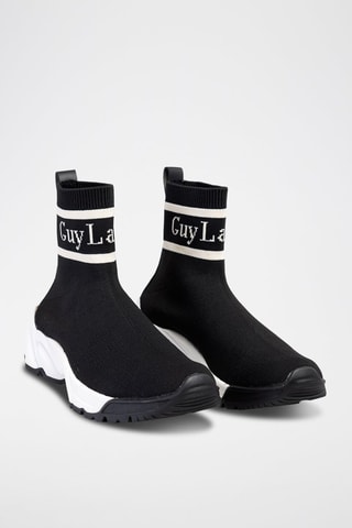 Baskets chaussettes montantes Noir
