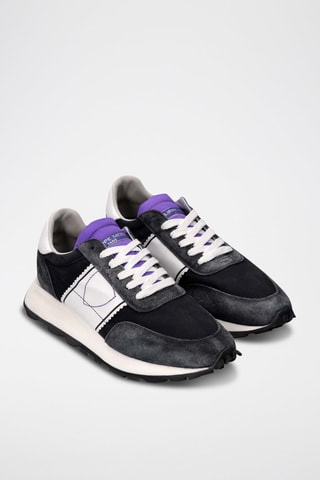 Baskets en cuir - Noir et blanc