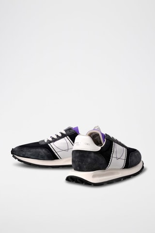 Baskets en cuir - Noir et blanc