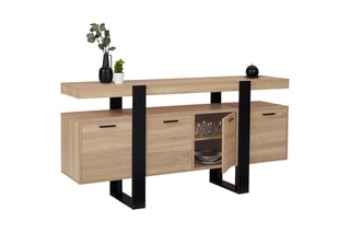Buffet 4 portes Brixton - 160 x 80 x 40 cm