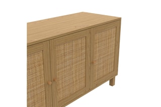 Buffet 3 portes Erin - Pieds en pin - 113 x 40 x 60 cm