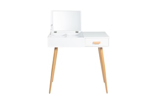 Coiffeuse 2 tiroirs Serena - 90 x 39 x 75 cm